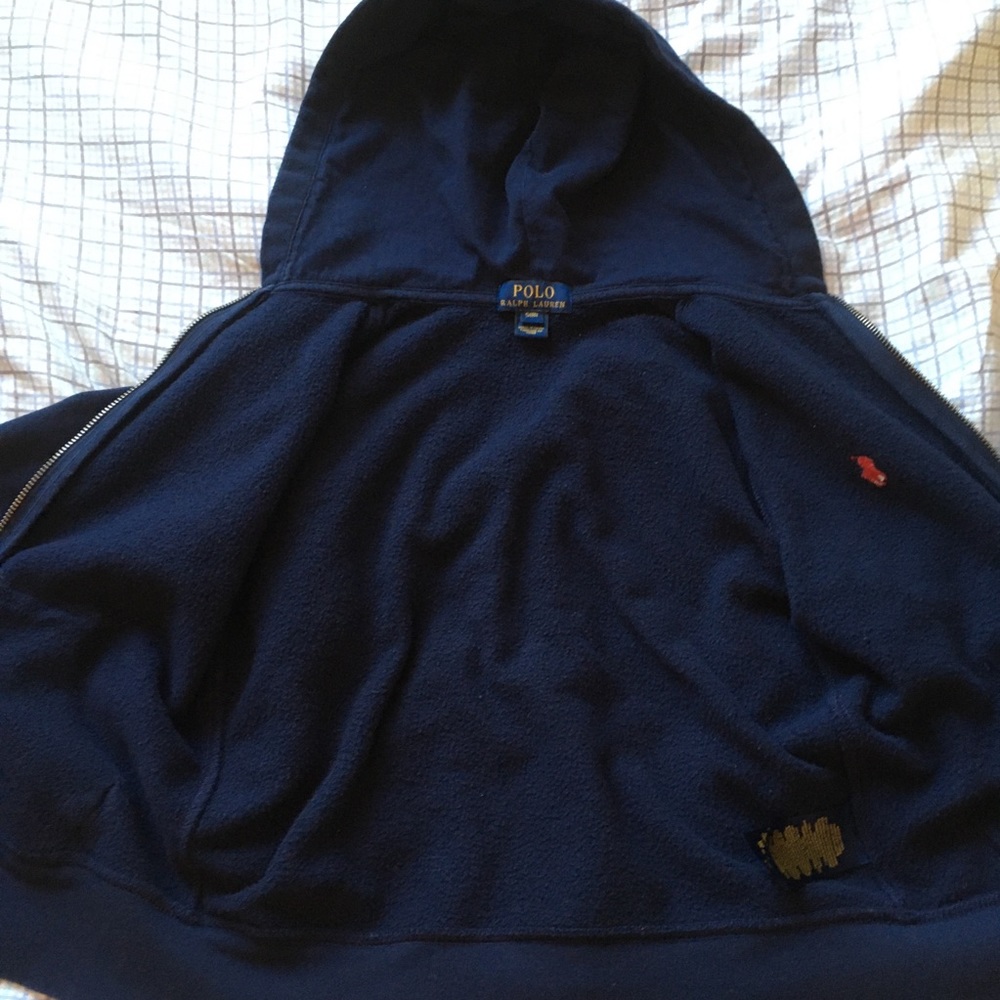 Polo Ralph Lauren Kids Navy Hoodie Size 8